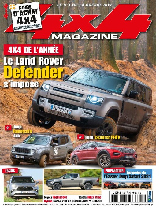 Title details for 4x4 magazine by Editions Lariviere SAS - Available